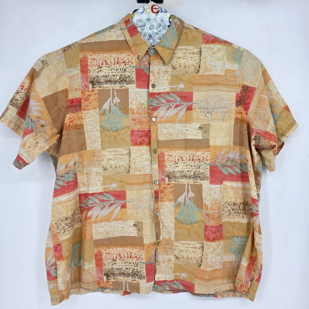 Tori Richard‎ Shirt Mens 3XB Button Up Floral Hawaiian Short Sleeve Casual
